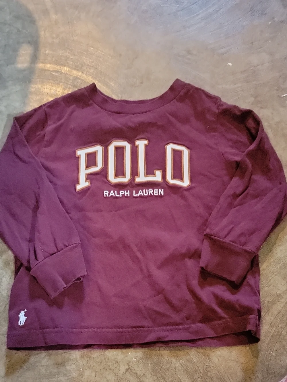 Polo Ralph Lauren Kids Long-Sleeve Logo Tee - Burgundy